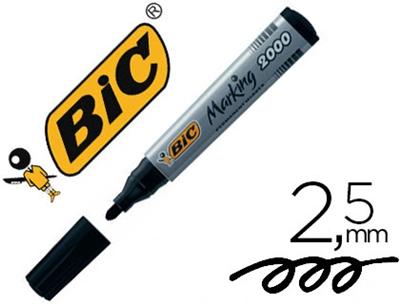BIC® Marqueur permanent 2000 noir  
