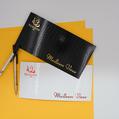 Carte de voeux croco