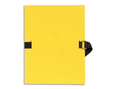 EXACOMPTA - chemise à sangles jaune M34910