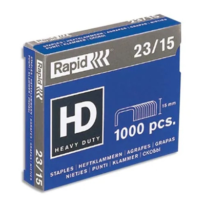 RAPID Boite de 1000 agrafes 23/15