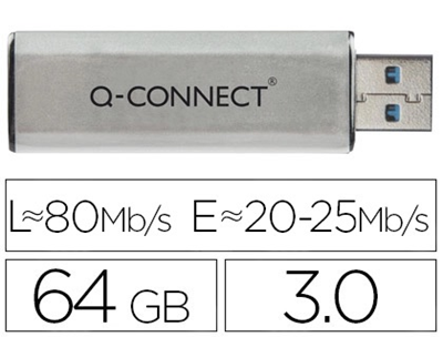 Q-CONNECT Clé Usb 64 GB 