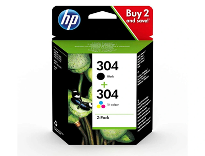 HP Cartouche Jet d'encre 304 pack couleurs