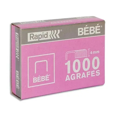 RAPID Boite de 1000 agrafes bébé