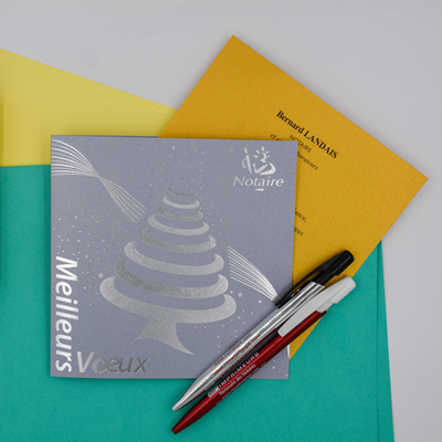 Carte de voeux sapin