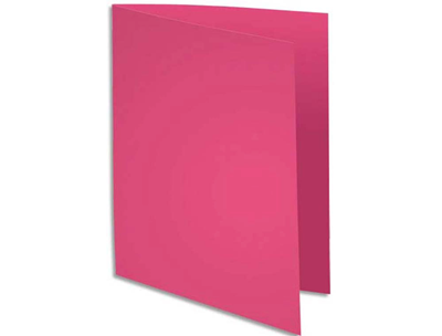 EXACOMPTA - sous-chemise lot de 100 - rose - M52133