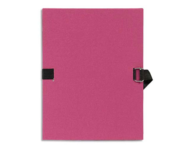 EXACOMPTA - chemise à sangles bordeaux - M34912