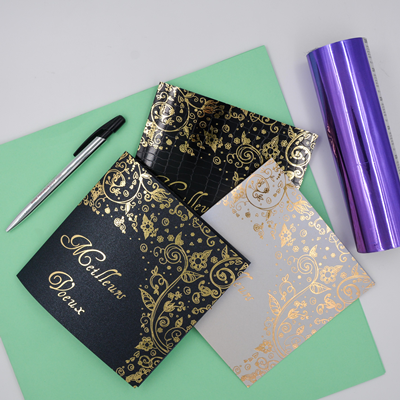 Carte de voeux floraison