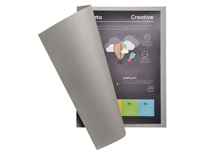 EXACOMPTA - Lot de 100 chemises rock's 210g gris - M51365