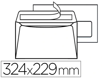 Boite de 250 enveloppes avec fenêtre gpv C4 229x324mm