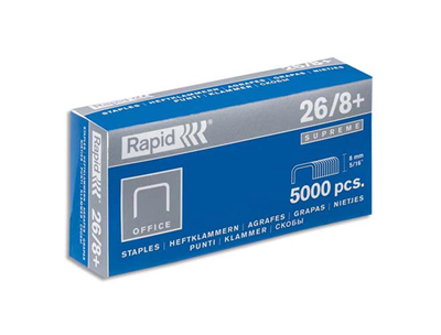 RAPID Boite de 5000 agrafes 26/8