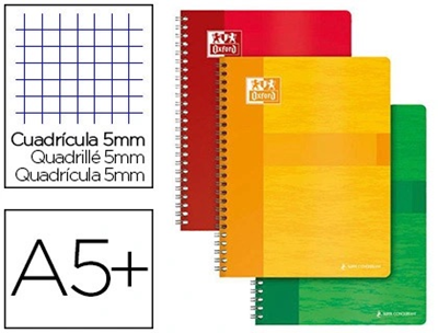 OXFORD cahier à spirales A5+