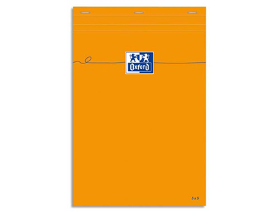 OXFORD - lot de 5 Bloc-notes A4+ 80 pages