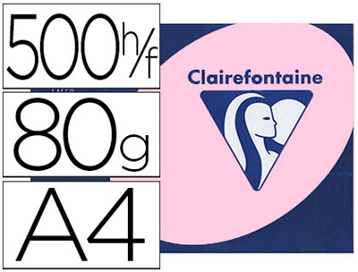 CLAIREFONTAINE- papier couleur trophée Rose - M38765