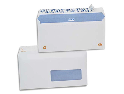 GPV - Boite de 500 enveloppes avec fenêtre 110x220mm 90g