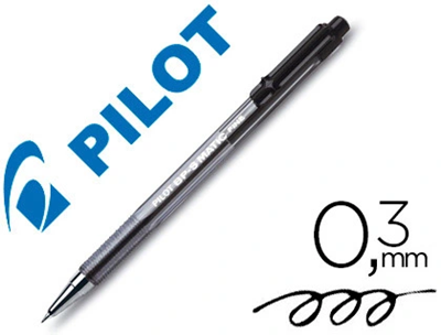 Stylo Pilot bp-s matic écriture fine noir