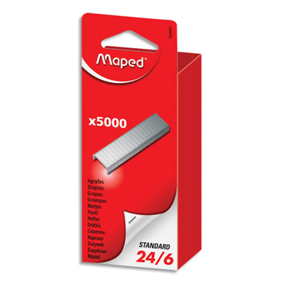 MAPED Boite de 5000 Agrafes 24/6